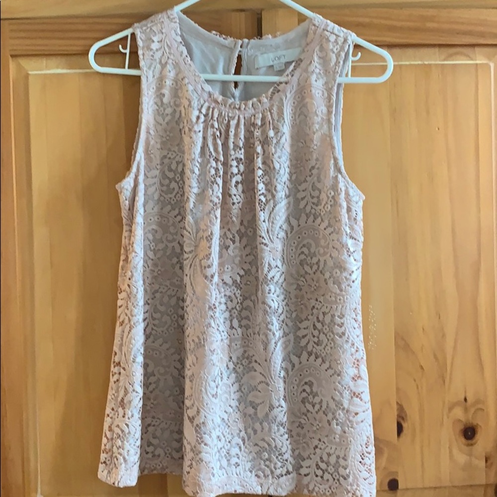 Loft lace tank